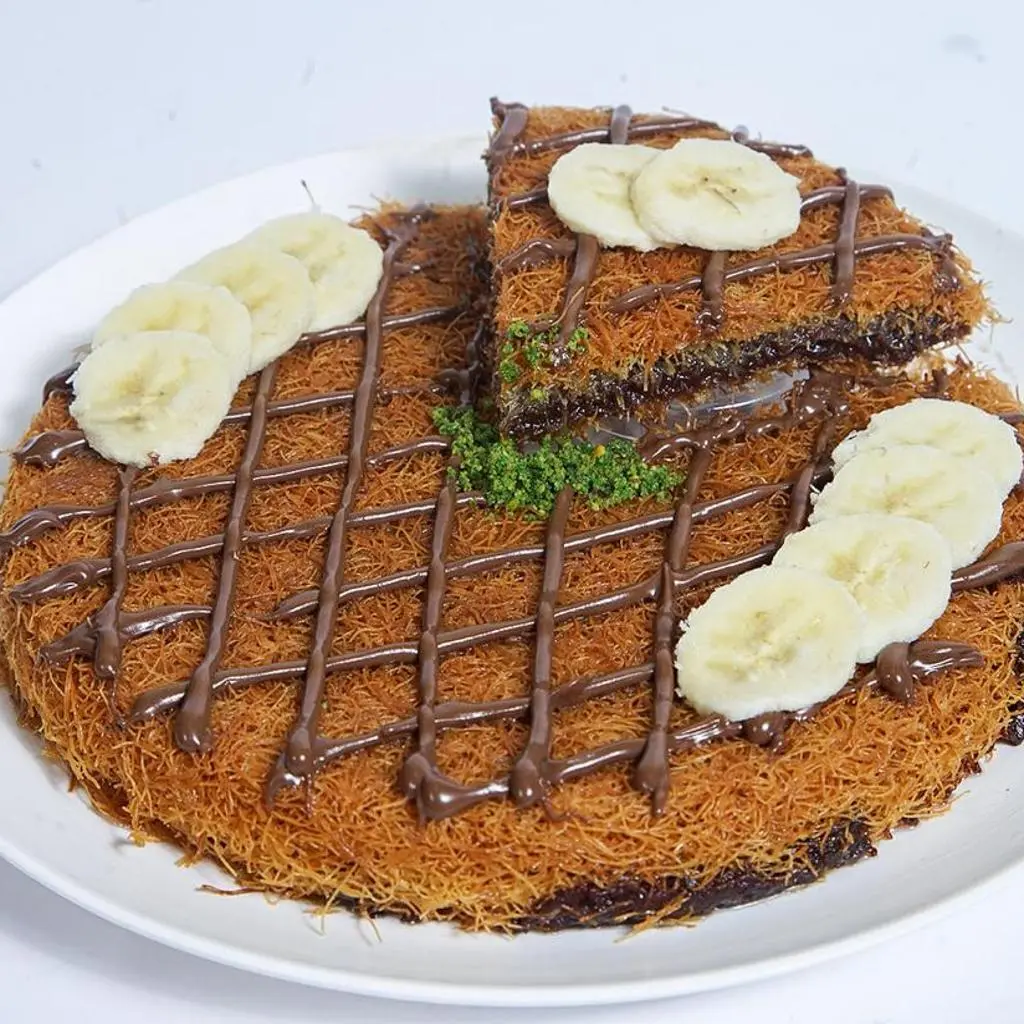 كنافة بالنوتيلا والموز